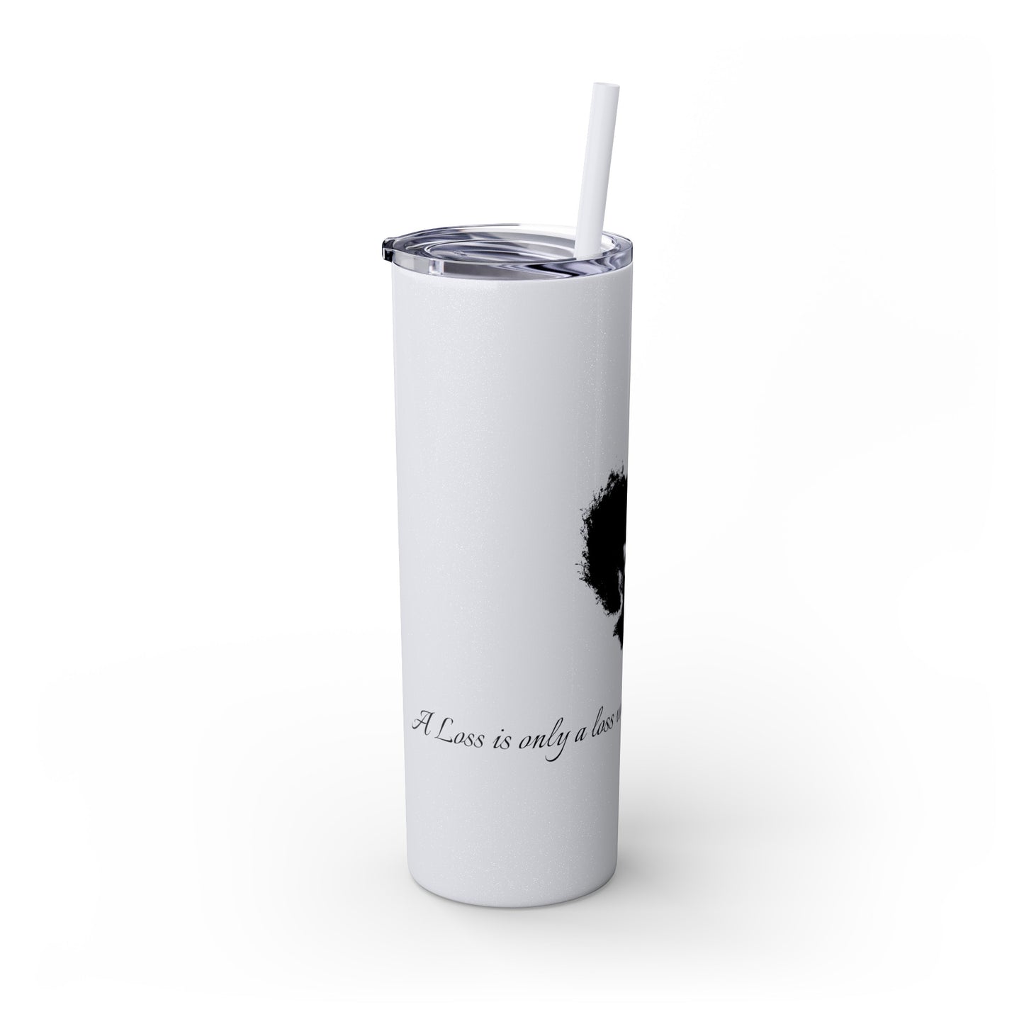 Skinny Tumbler with Straw, 20oz