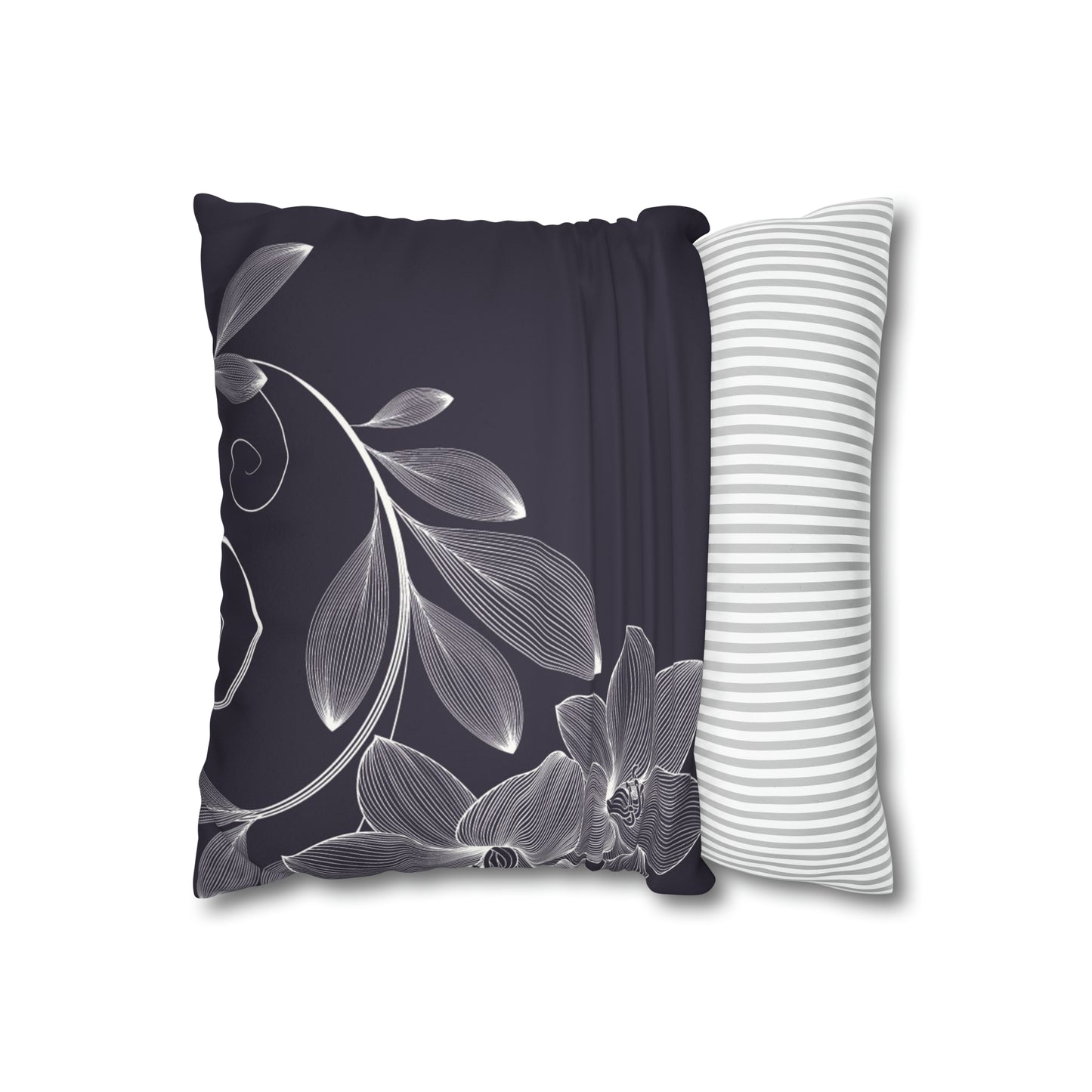 Faux Suede Square Pillow Case