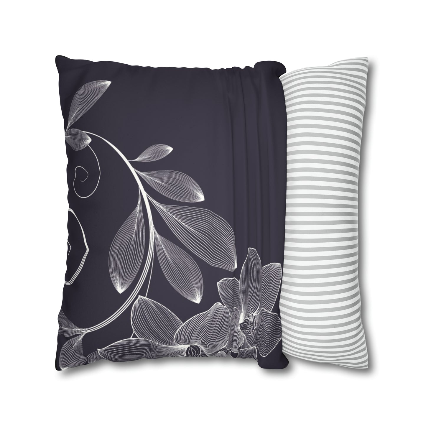 Faux Suede Square Pillow Case