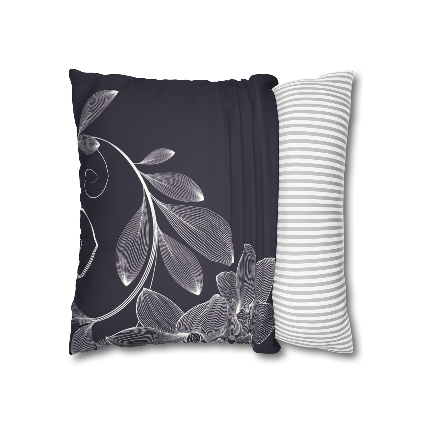 Faux Suede Square Pillow Case