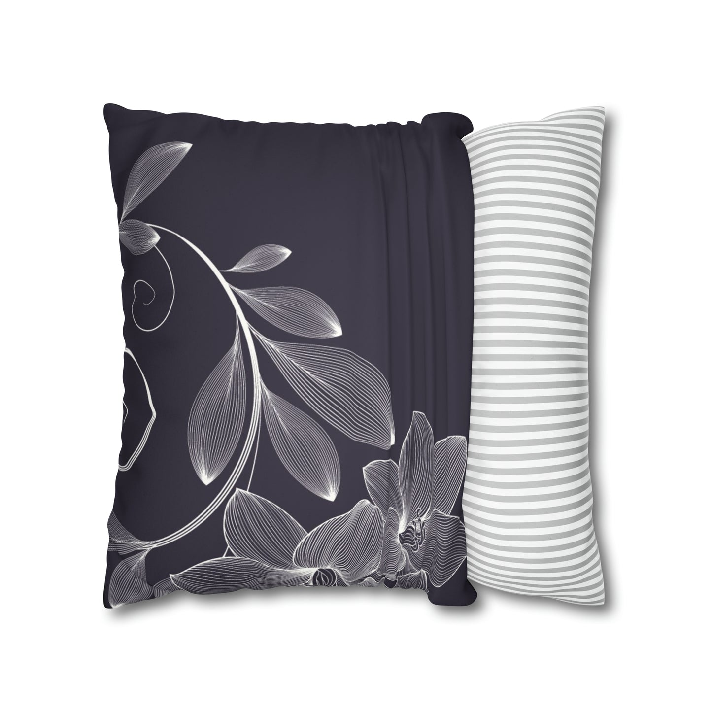 Faux Suede Square Pillow Case
