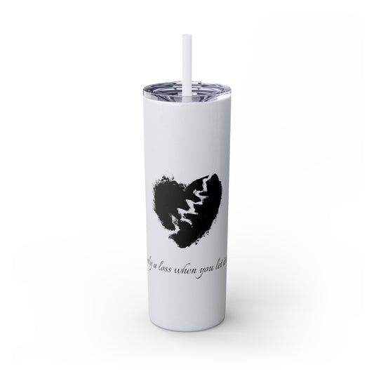 Skinny Tumbler with Straw, 20oz